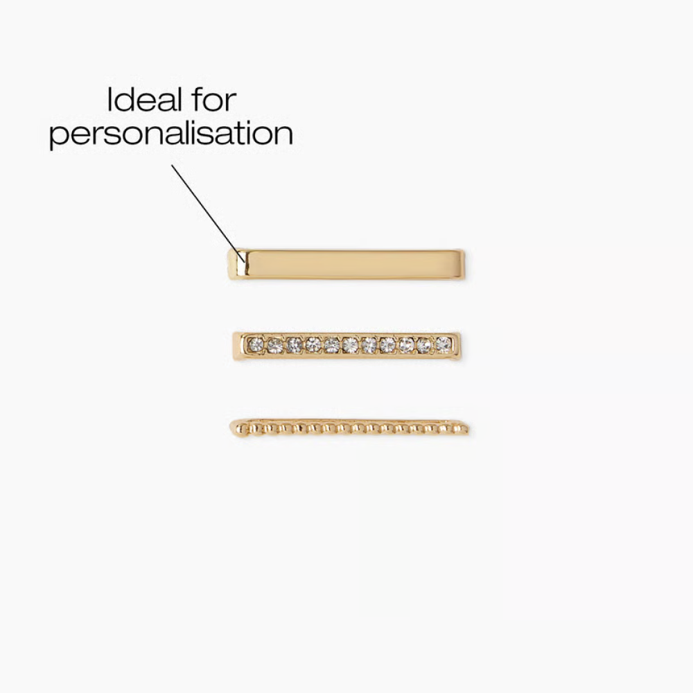 BeVoss™ | Band Charm — Gold Sparkle