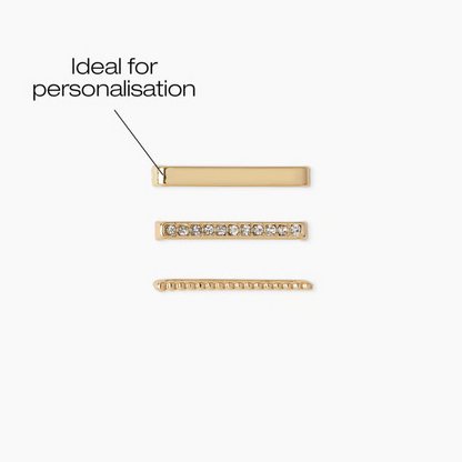 BeVoss™ | Band Charm — Gold Sparkle